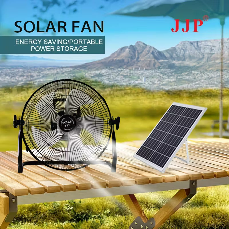 18W 40.64cm Solar Fan, with Solar Panel, Strong Wind