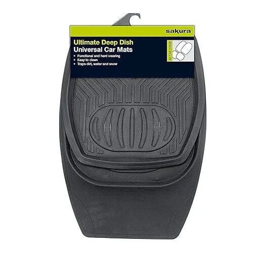 4 Piece Rubber Car Floor Mat Set