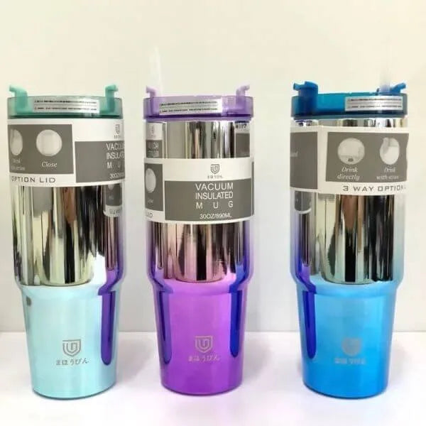 800ml Stainless Steel Rainbow Tumbler