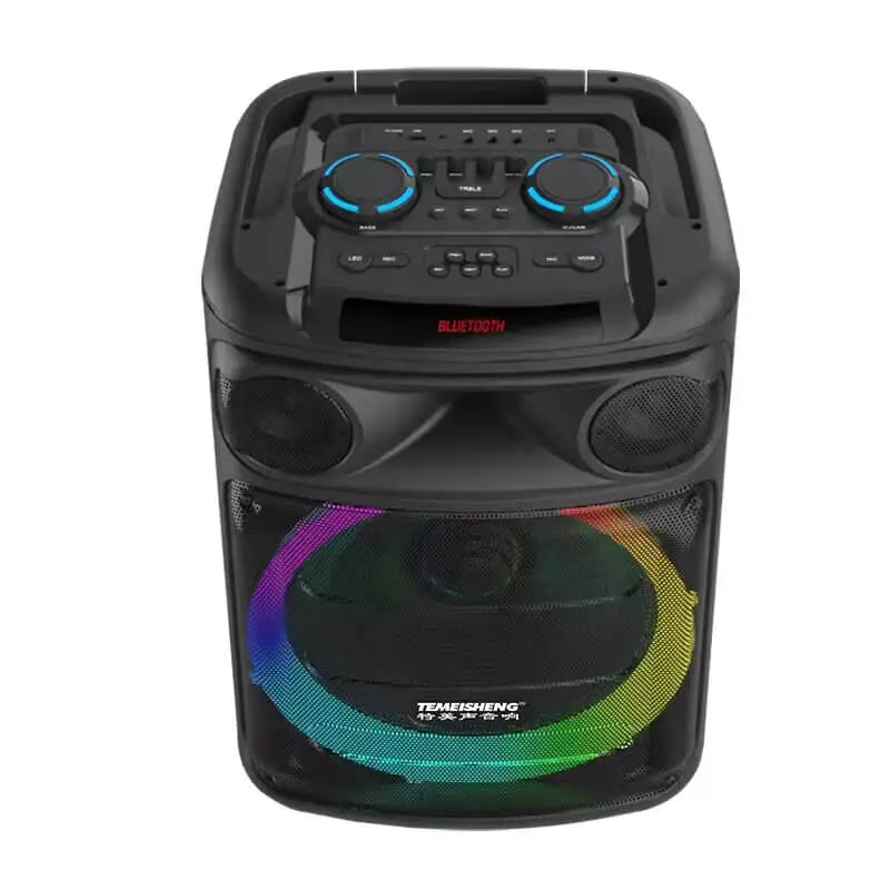 Bluetooth Trolley Speaker 2 Mics and Remote