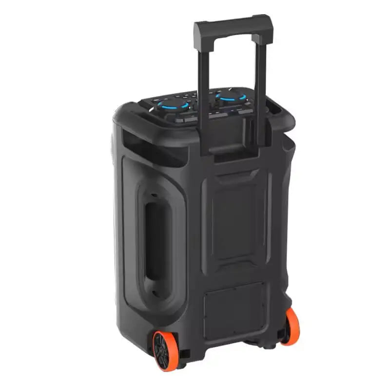 Bluetooth Trolley Speaker 2 Mics and Remote