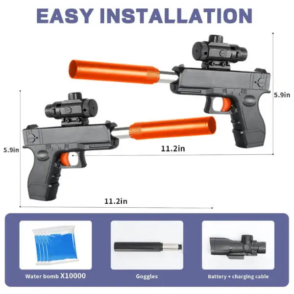 Kids Gel Ball Blaster Pistol Gun