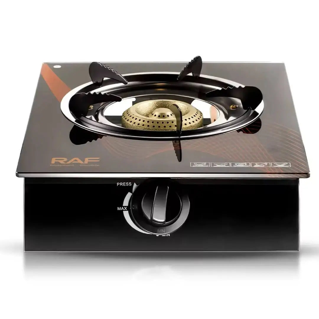 Single Burner Tabletop Gas Cooker with Ceramic Glass Top