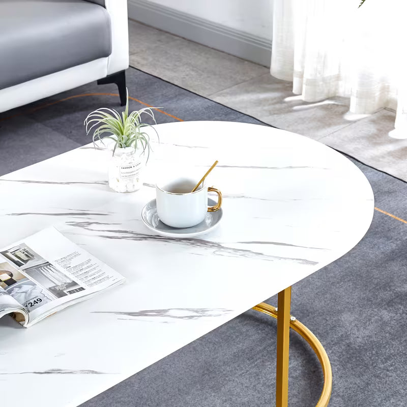 [Oval Coffee Table] An Oval Coffee Table With A Modern Style For The Living Room