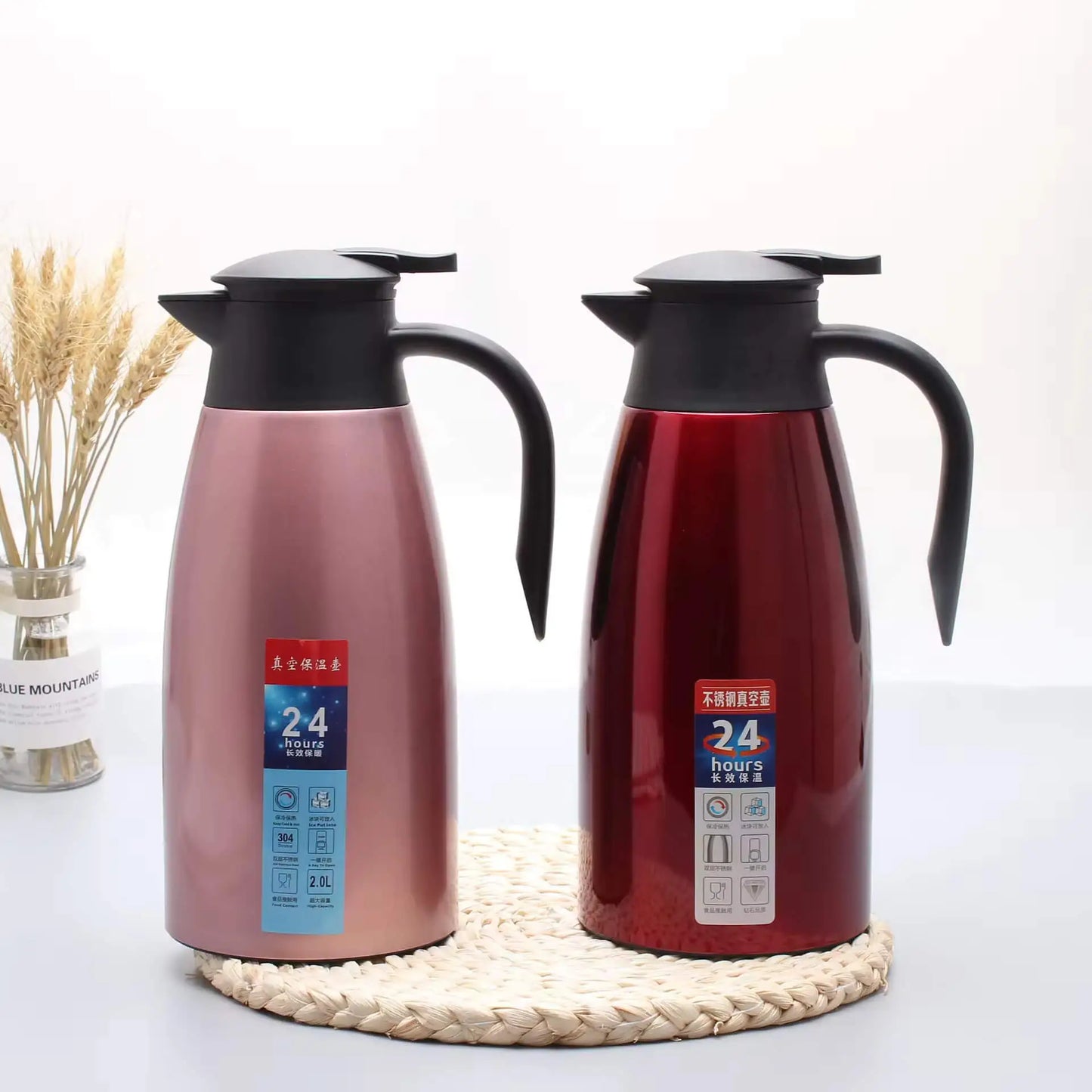 2 Liter Stainless Steel Vacuum Flask