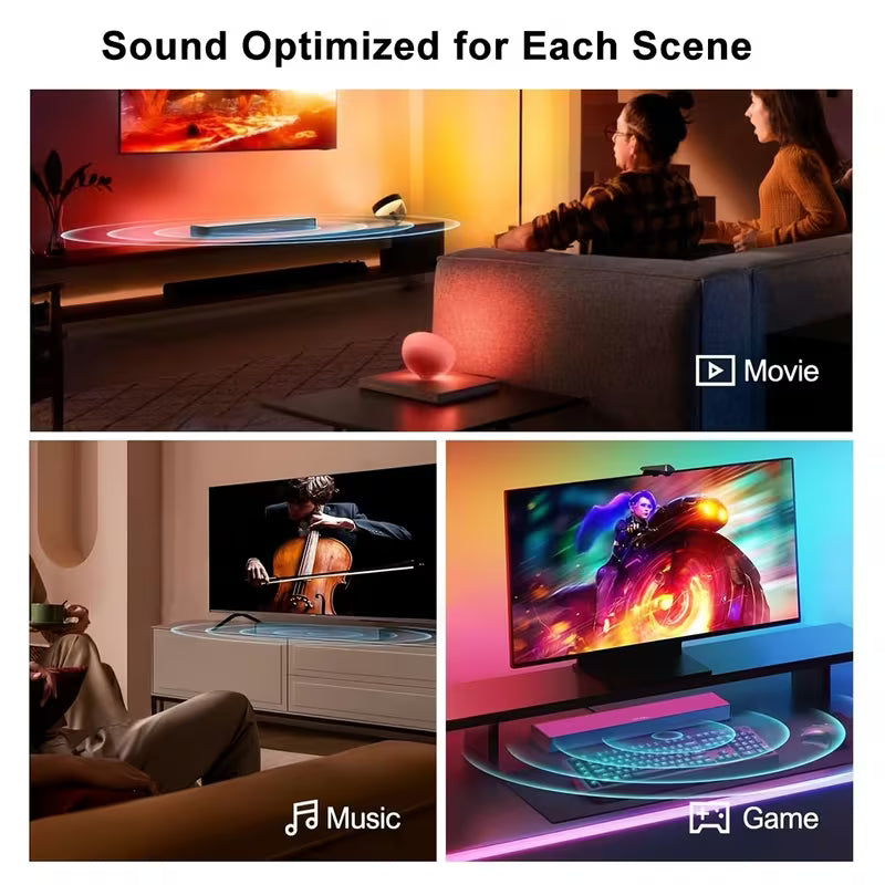Wireless Home Theater Sound Bar with Subwoofer