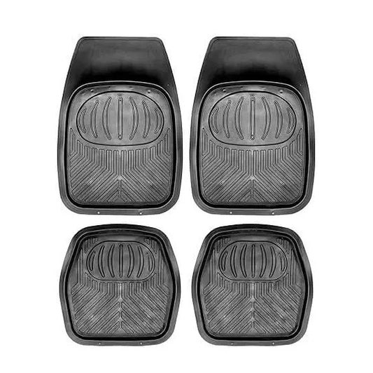 4 Piece Rubber Car Floor Mat Set