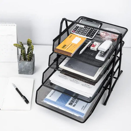 4 Tier Office File Organizer