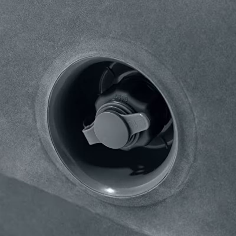 Charcoal Gray Queen-Size Pull-Out Sofa Bed