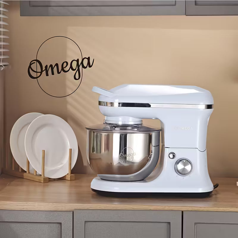 Omega Vintage 5L 1200w Kitchen Machine Stand Mixer Stand Bowl Mixer