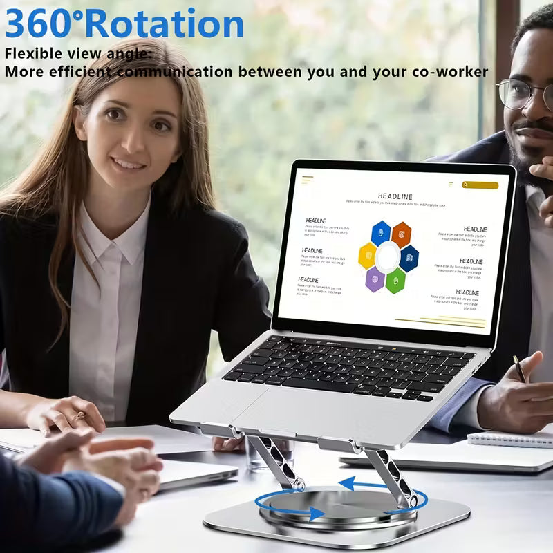 Adjustable Laptop Stand with 360 Rotating