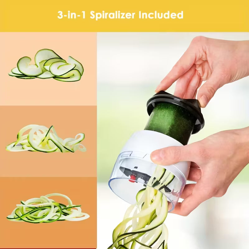 9-in-1 Multi-Functional Vegetable Slicer & Chopper Set with Adjustable Stainless Steel Blades