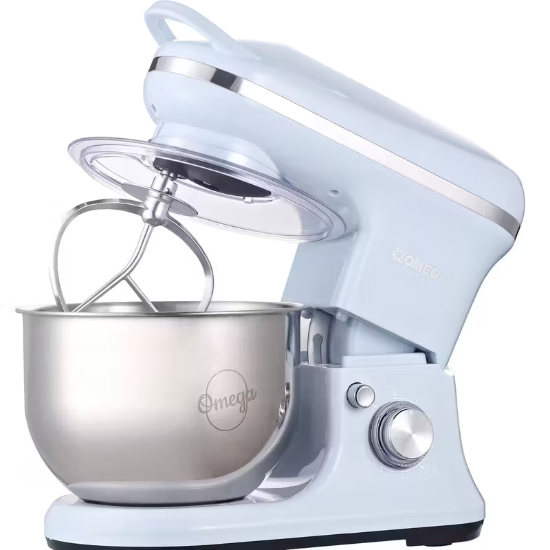 Omega Vintage 5L 1200w Kitchen Machine Stand Mixer Stand Bowl Mixer