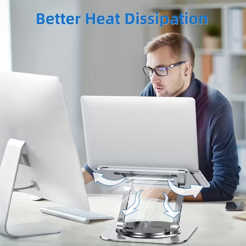 Adjustable Laptop Stand with 360 Rotating