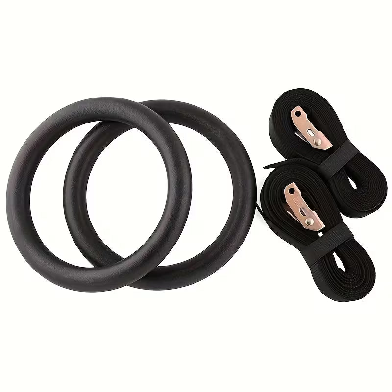 Adjustable Gymnastic Rings with Straps