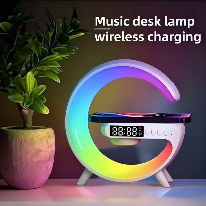 Wireless Speaker Night Light Bedroom Bedside Wireless Charging Light Luxury Atmosphere High-End Table Lamp