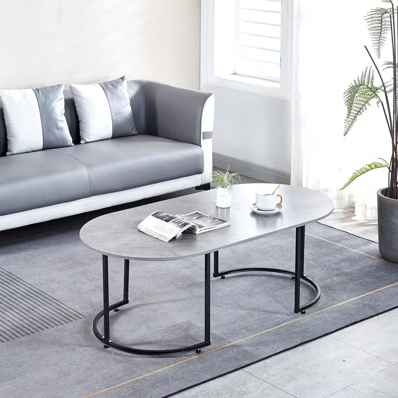 [Oval Coffee Table] An Oval Coffee Table With A Modern Style For The Living Room