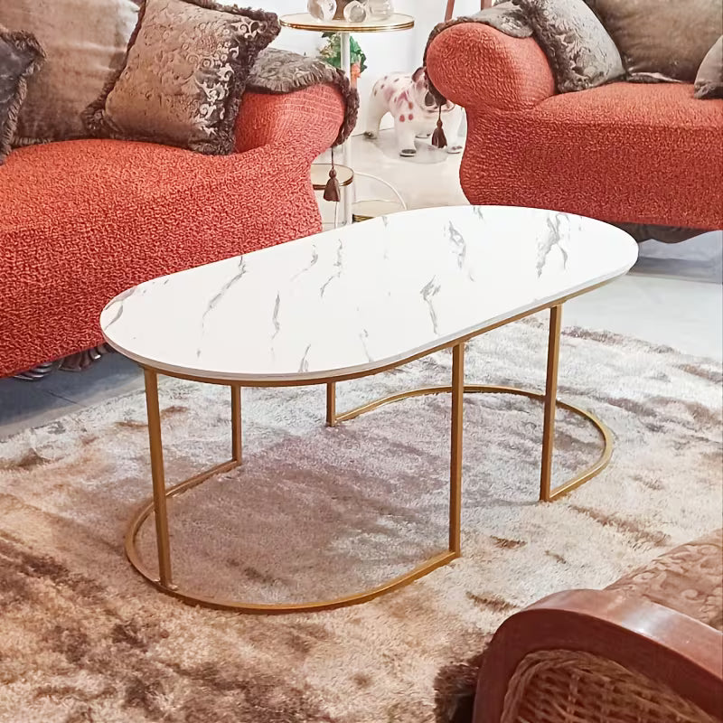 [Oval Coffee Table] An Oval Coffee Table With A Modern Style For The Living Room
