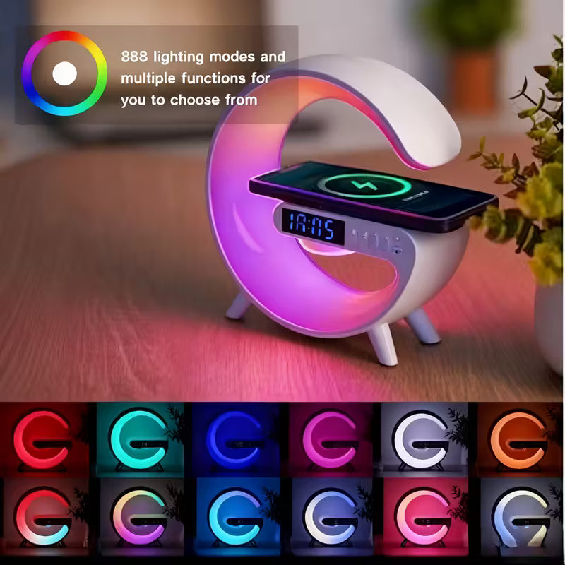 Wireless Speaker Night Light Bedroom Bedside Wireless Charging Light Luxury Atmosphere High-End Table Lamp