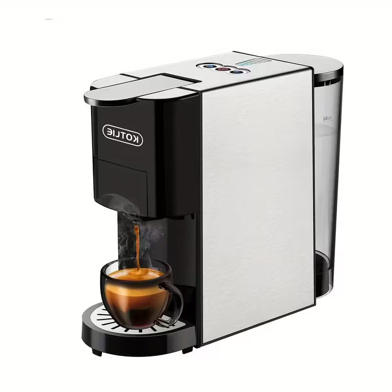 Single Serve Coffee Maker Capsule Coffee Machine, Portable 5in1 Espresso Machine